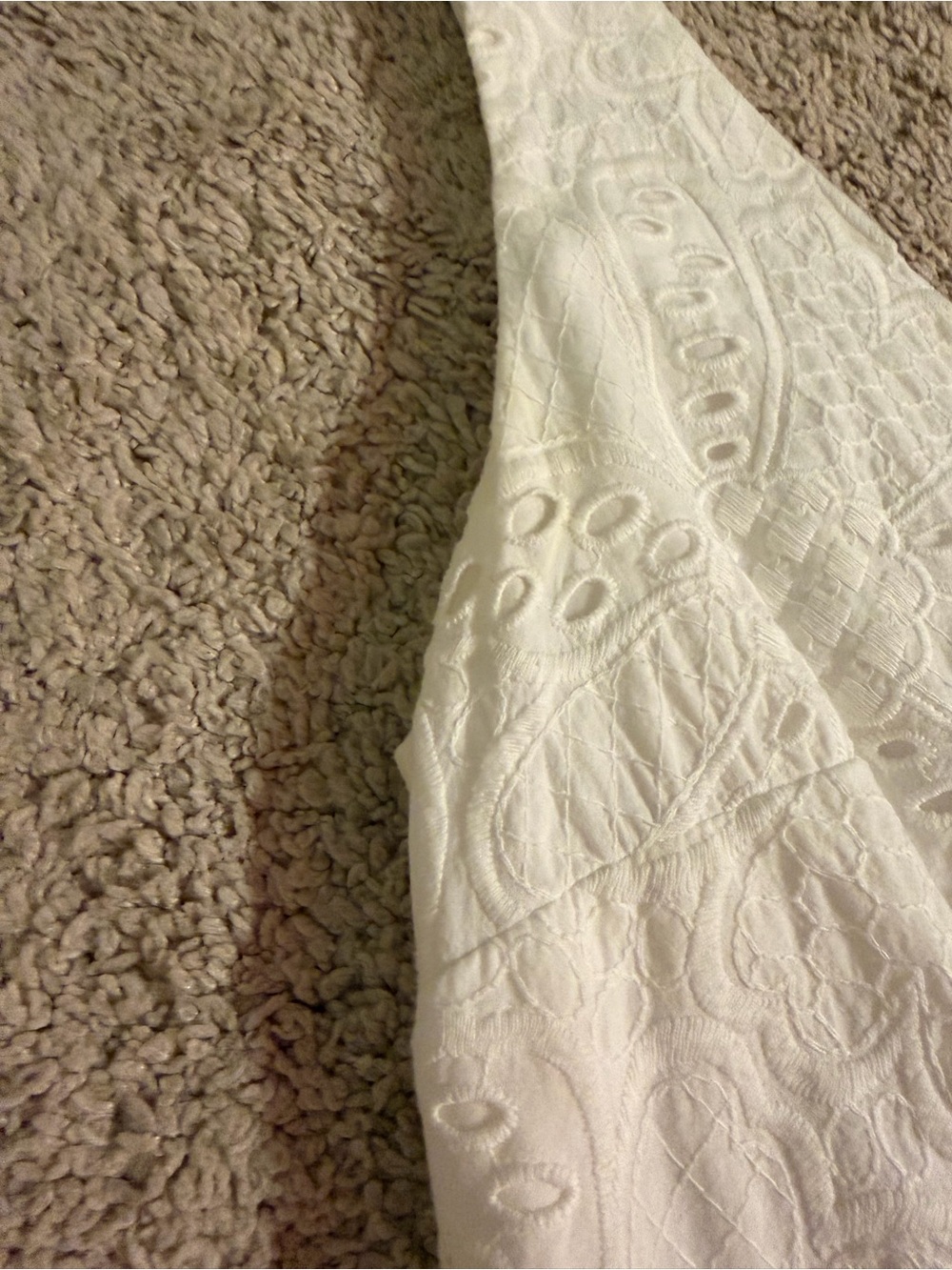Lilly Pulitzer Madden Scallop Hem V-Neck Eyelet Dress - Picture 3 of 7